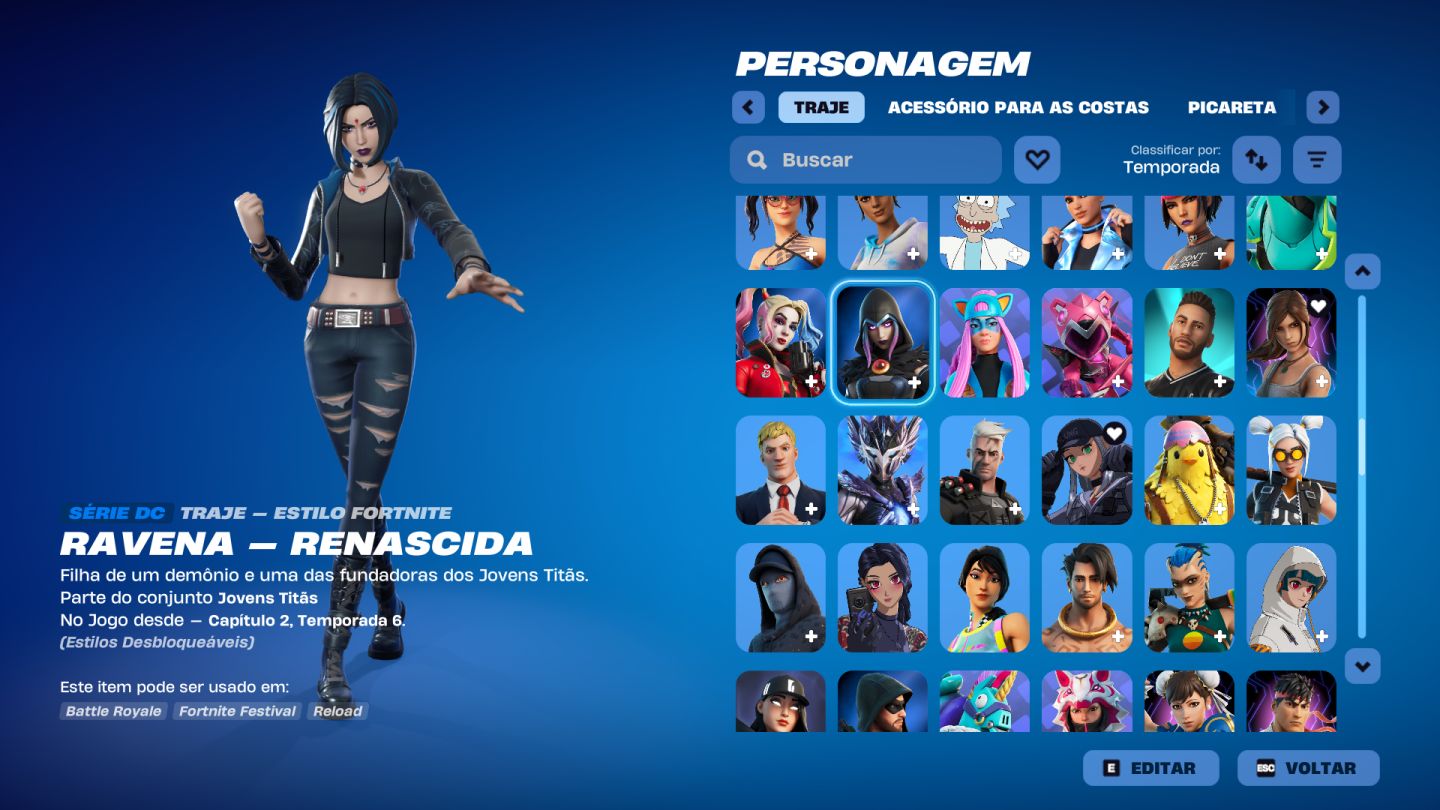 Conta de fornite muito rara com machado leviatã + ea fc 26