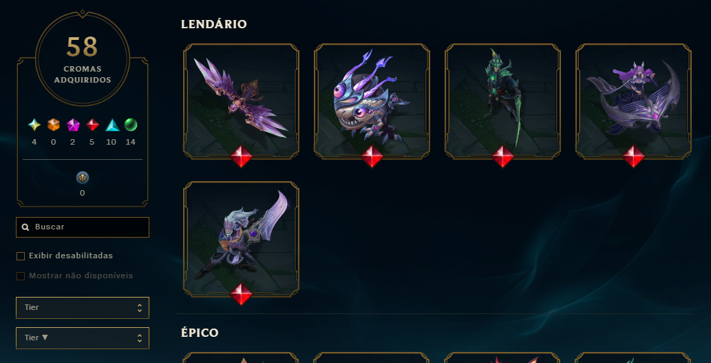 Conta LOL Full Champs e Valorant Jinx Exaltada (2017)
