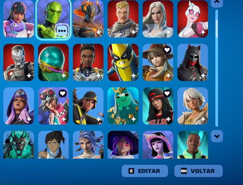 CONTINHA DE FORTNITE NO JEITO, 388 SKINS E 344 PICARETAS + PASSE DA TEMPORADA 3