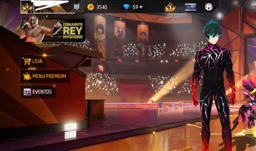 Conta de free fire para iniciante conta com itens antigo muito top