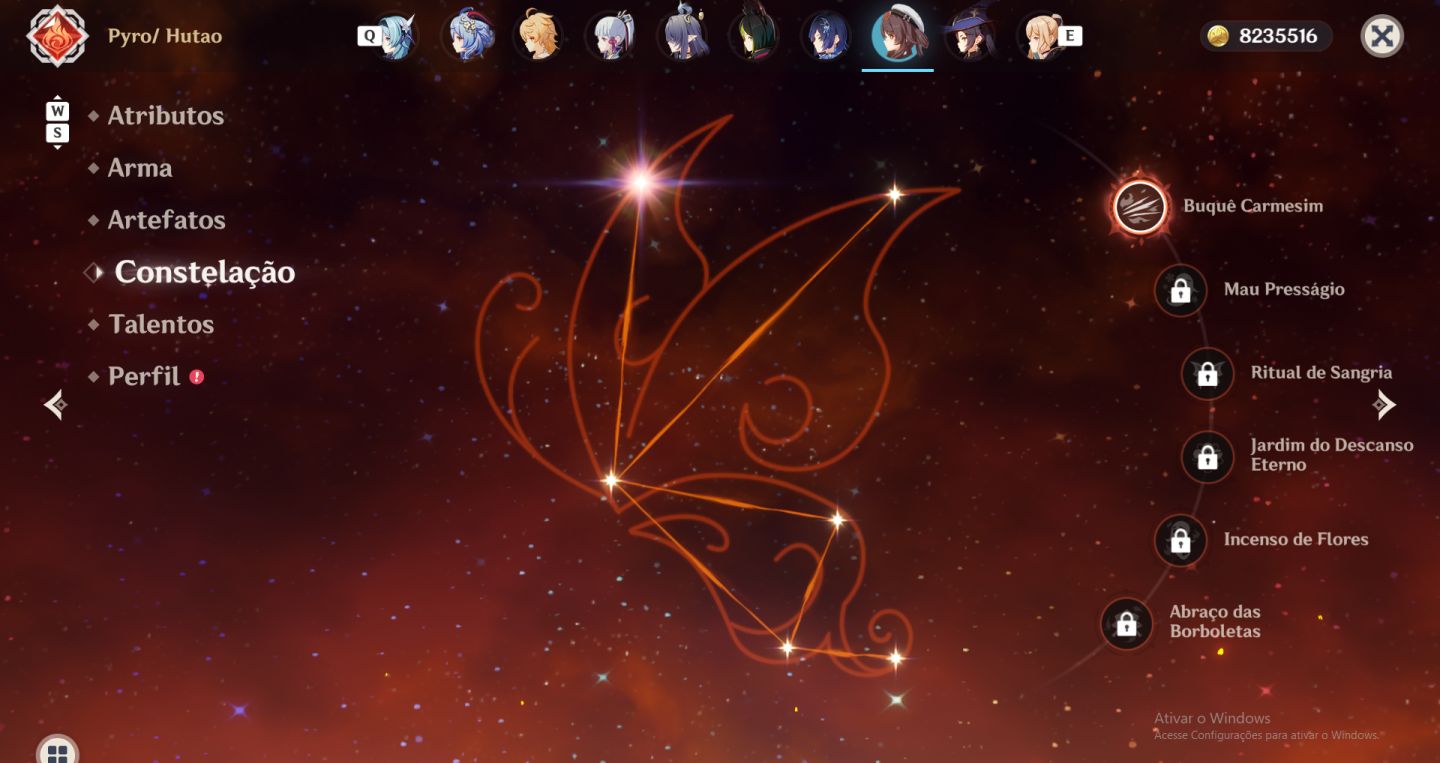 Conta Genshin Impact
