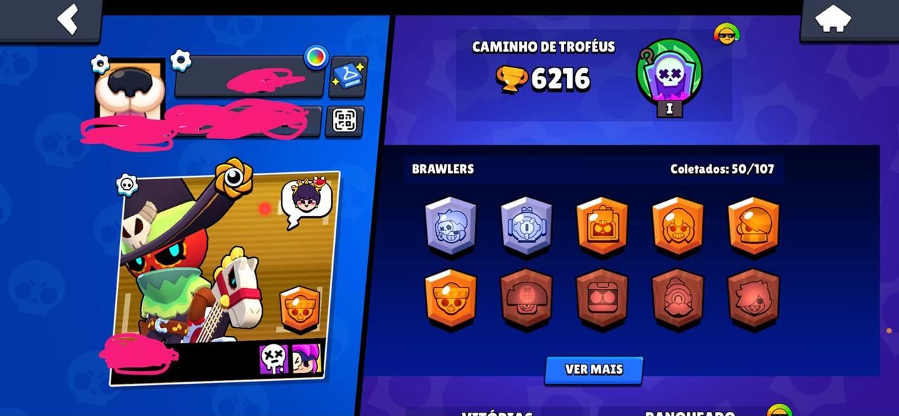 CONTA DE BRAWL STARS DE 2022 PROMISSORA
