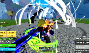 Conta de Blox Fruits Com Dark blade V3, Venom Permanente, Gamepass e raças v4