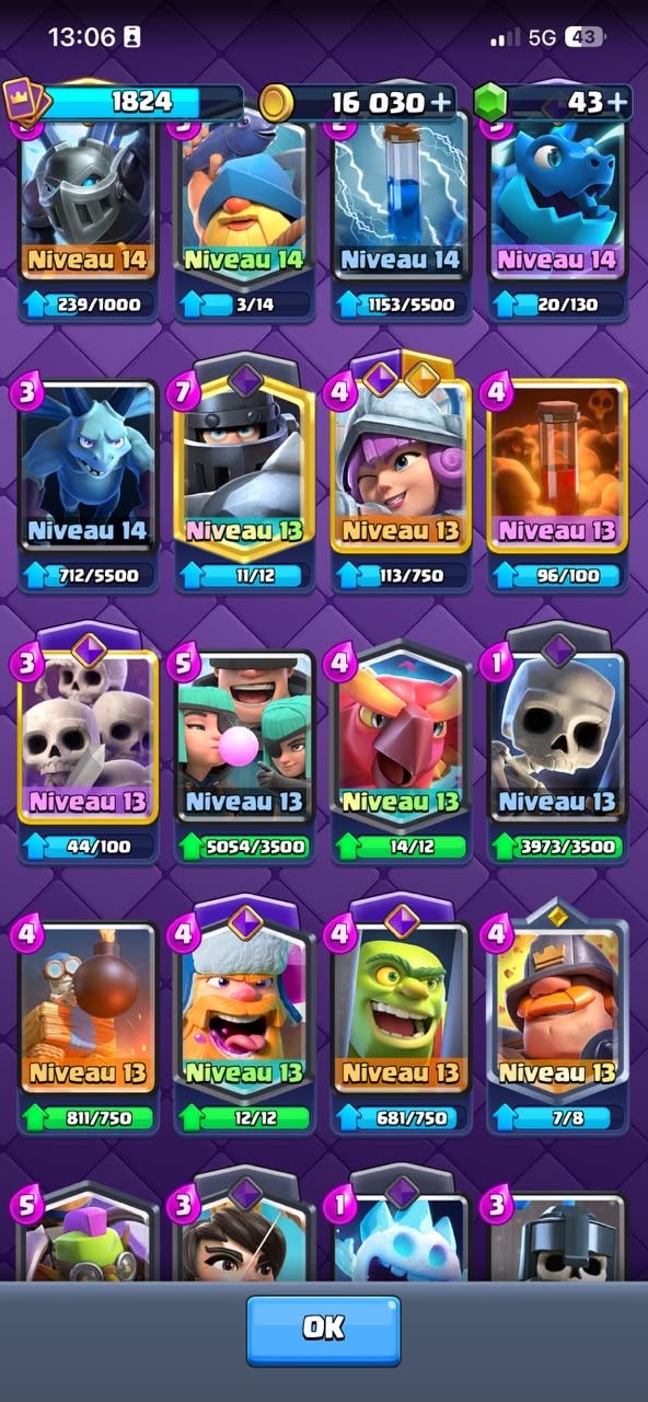 Conta de clash Royale, muito boa no precinho