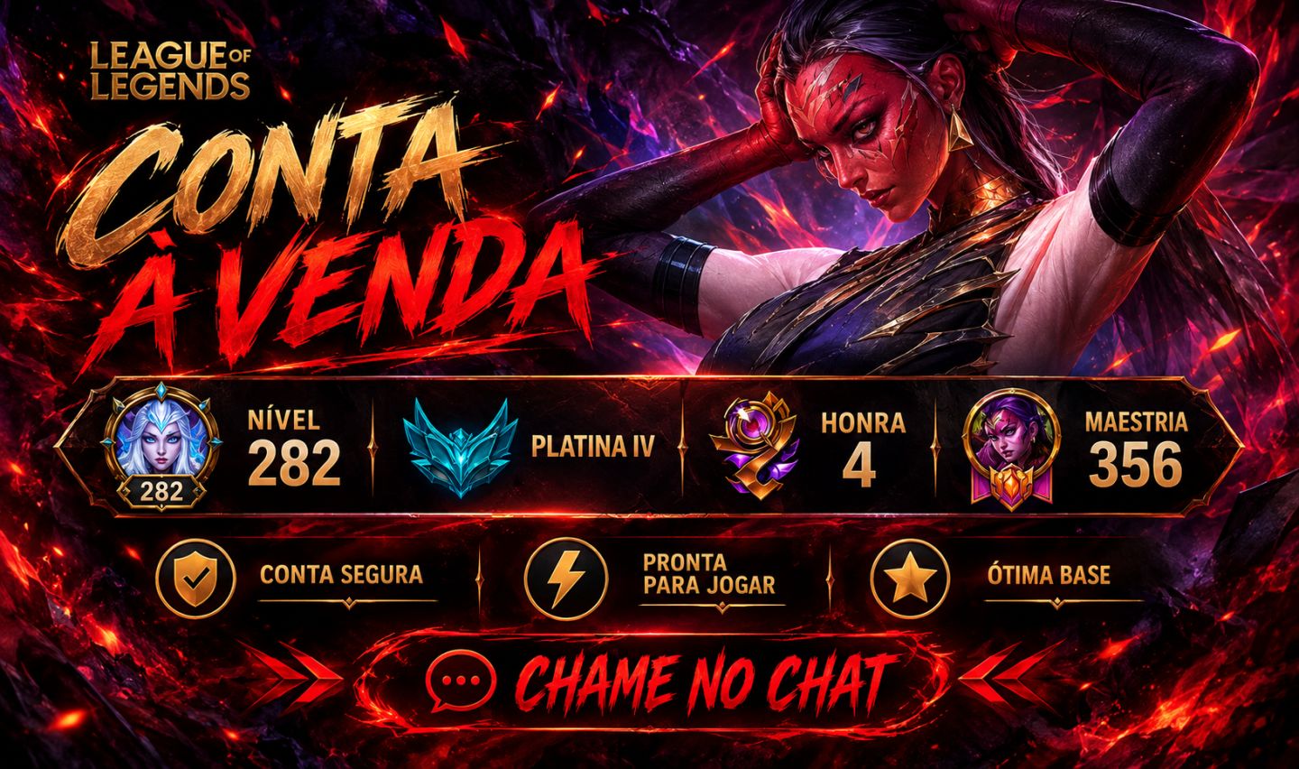 Conta de League of Legends/Valorant 173 SkinsABERTO A NEGOCIAÇÃO NOS COMENTÁRIOS