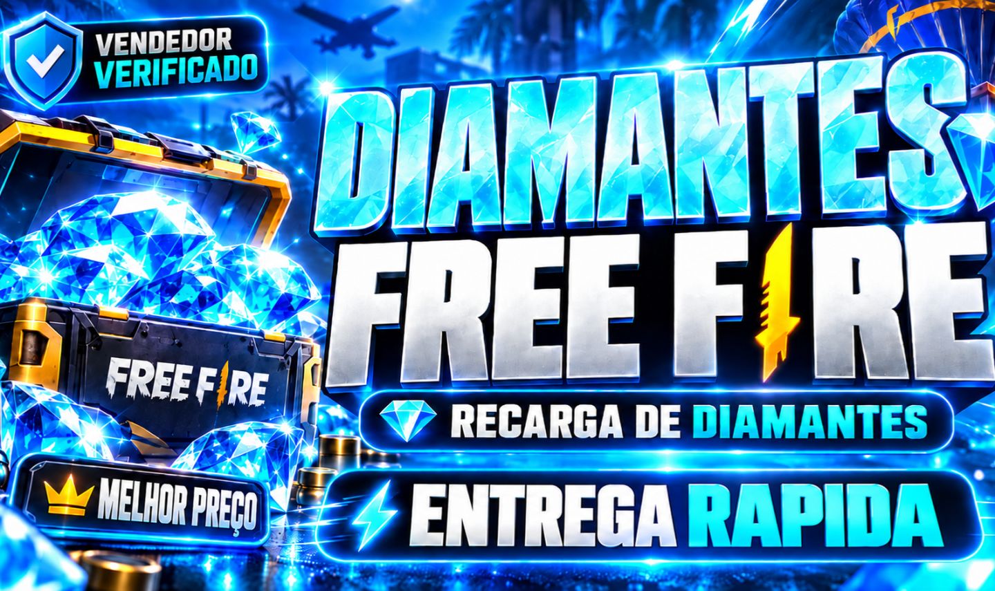 [MENOR PREÇO] DIAMANTES FREE FIRE | PASSES | ASSINATURA - ENTREGA RÁPIDA