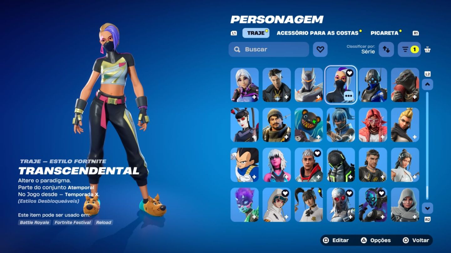 Conta rara de fortnite/ Fundador temp 9 cap 1 até final cap 6 (preço negociável)