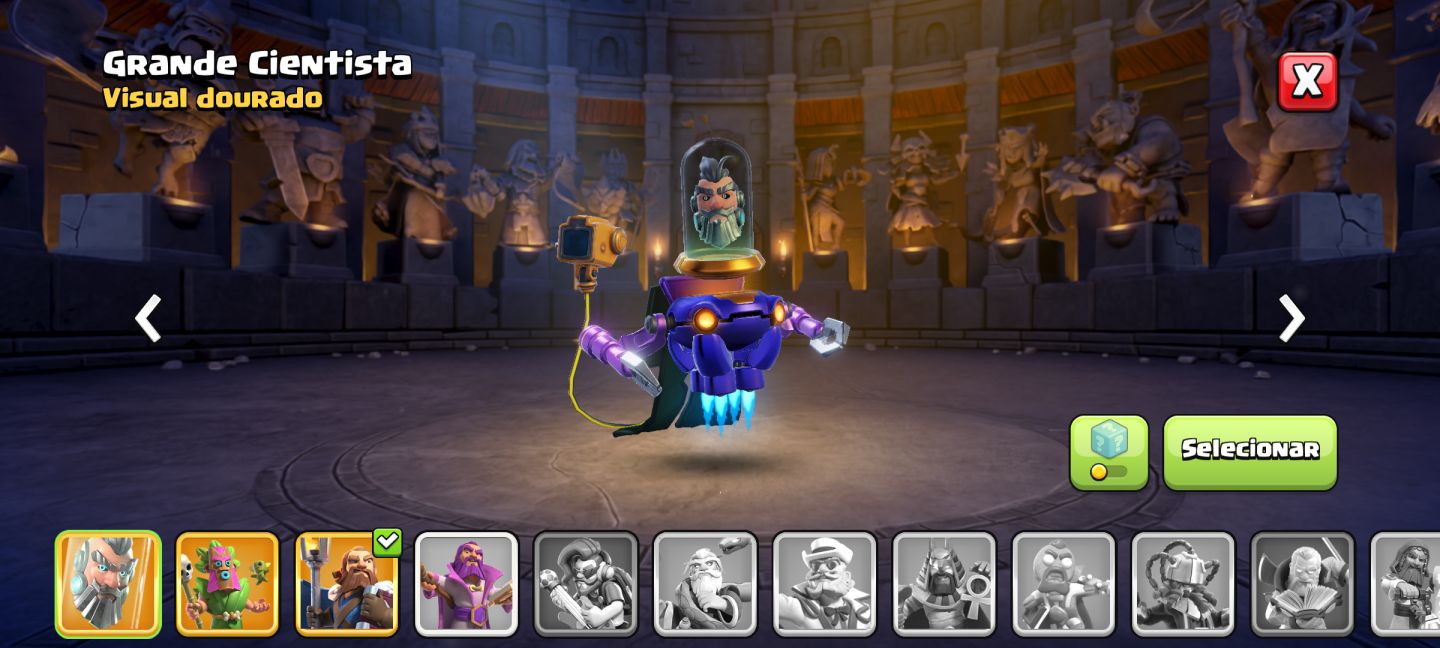 Conta Clash of Clans centro da vila 14