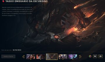 Conta lol com 23 skin focada em Yasuo/Yone