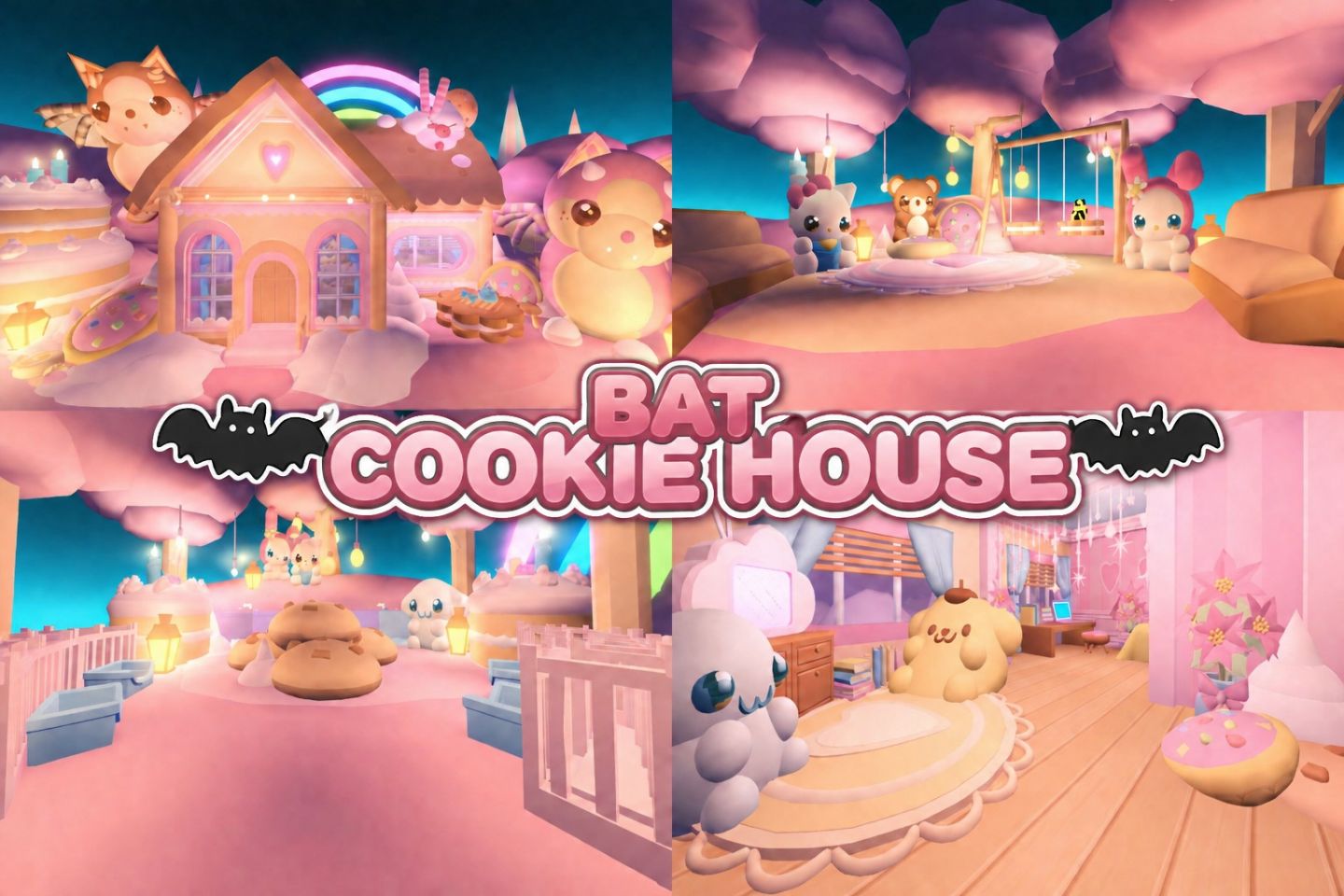 House Totoro glitch, casa Totoro adoptme , preppy house
