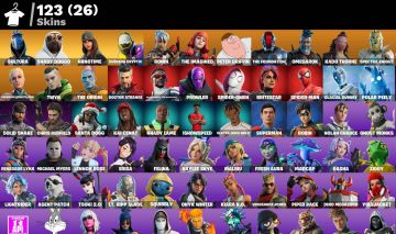 CONTA FORTNITE SULTURA | 123 SKINS | 215 PICARETAS | Peter Griffin | 1500 VBUCKS