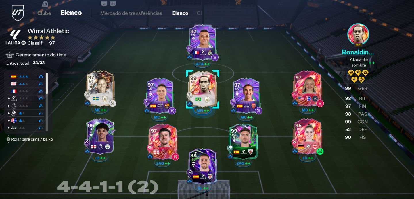 EA FC 26 CONTA (PC) TIME TODO META PARA RANK 1 E 2 MILHOES DE COINS