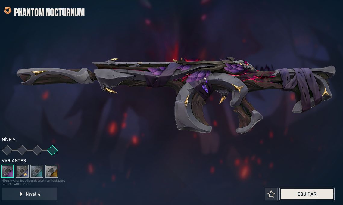 Conta do valorant com skins que não aparecem na loja normalmente