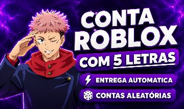 CONTA RARA 5 LETRAS ROBLOX