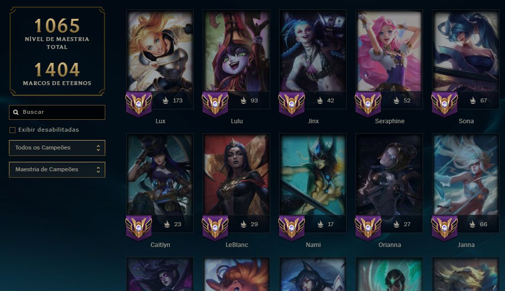 Conta Nivel 734/ 1243 Skins / 7 ultimates / 63 Míticas/ 86 Lendárias /392 cromas