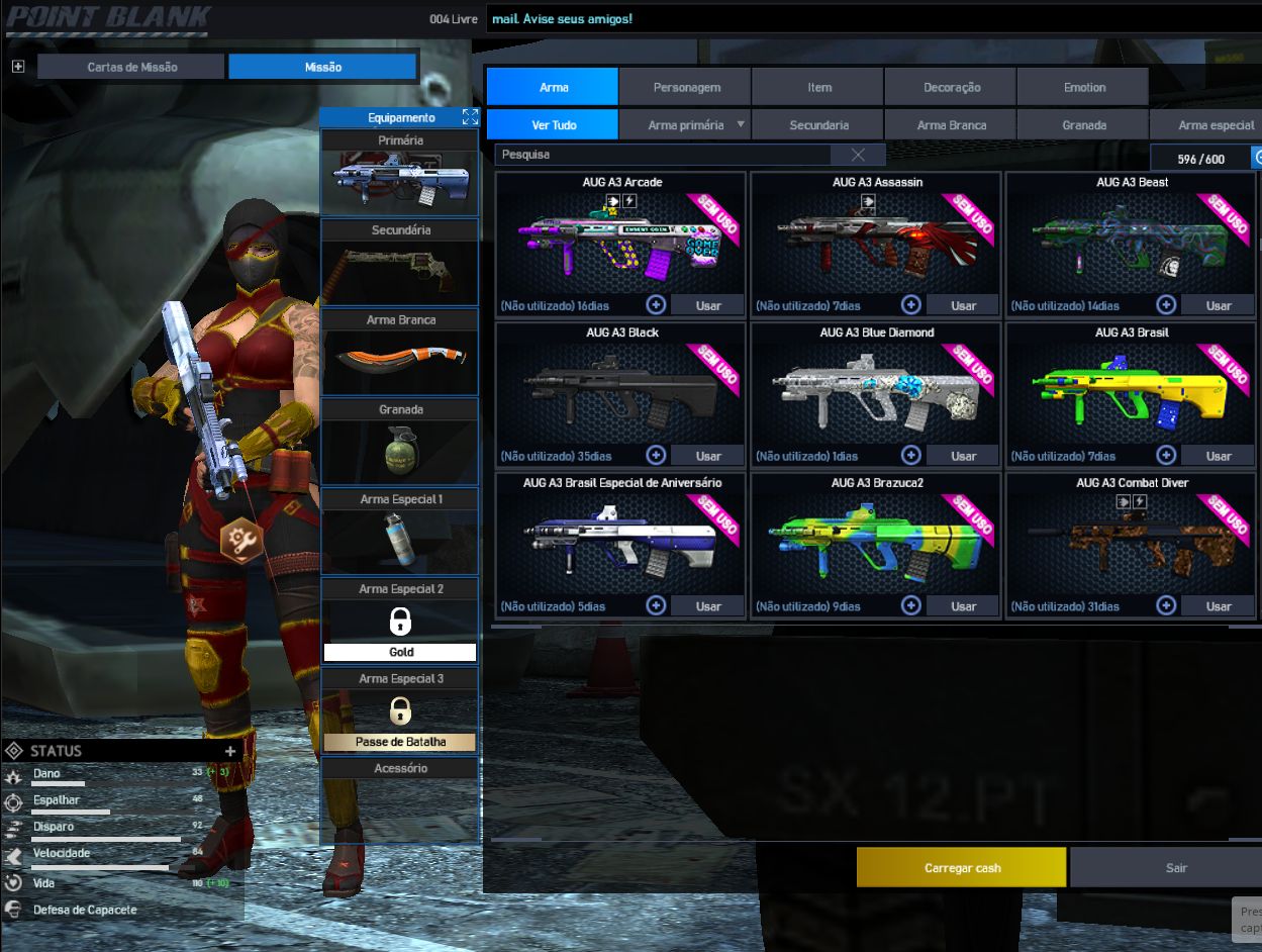 Conta de Point Blank General duas estrelas