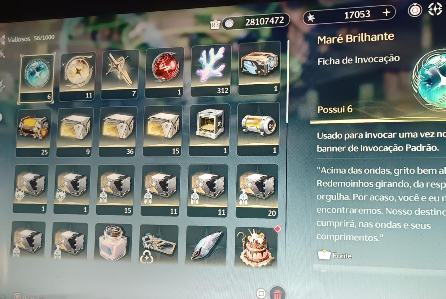 Conta wuthering waves 170 tiros Qingxiao + Ass, Denia + Ass, Suisui + 3 t5