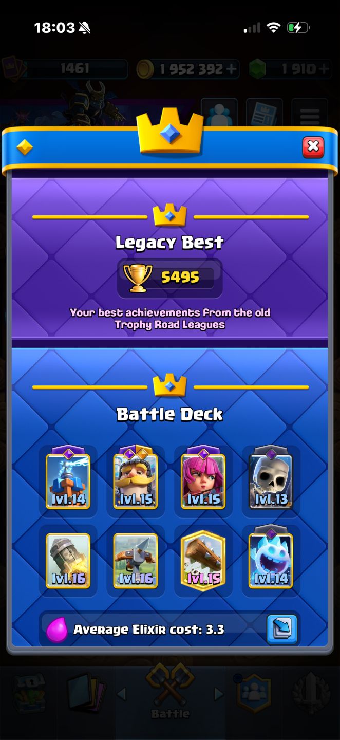 CONTA CLASH ROYALE 12K