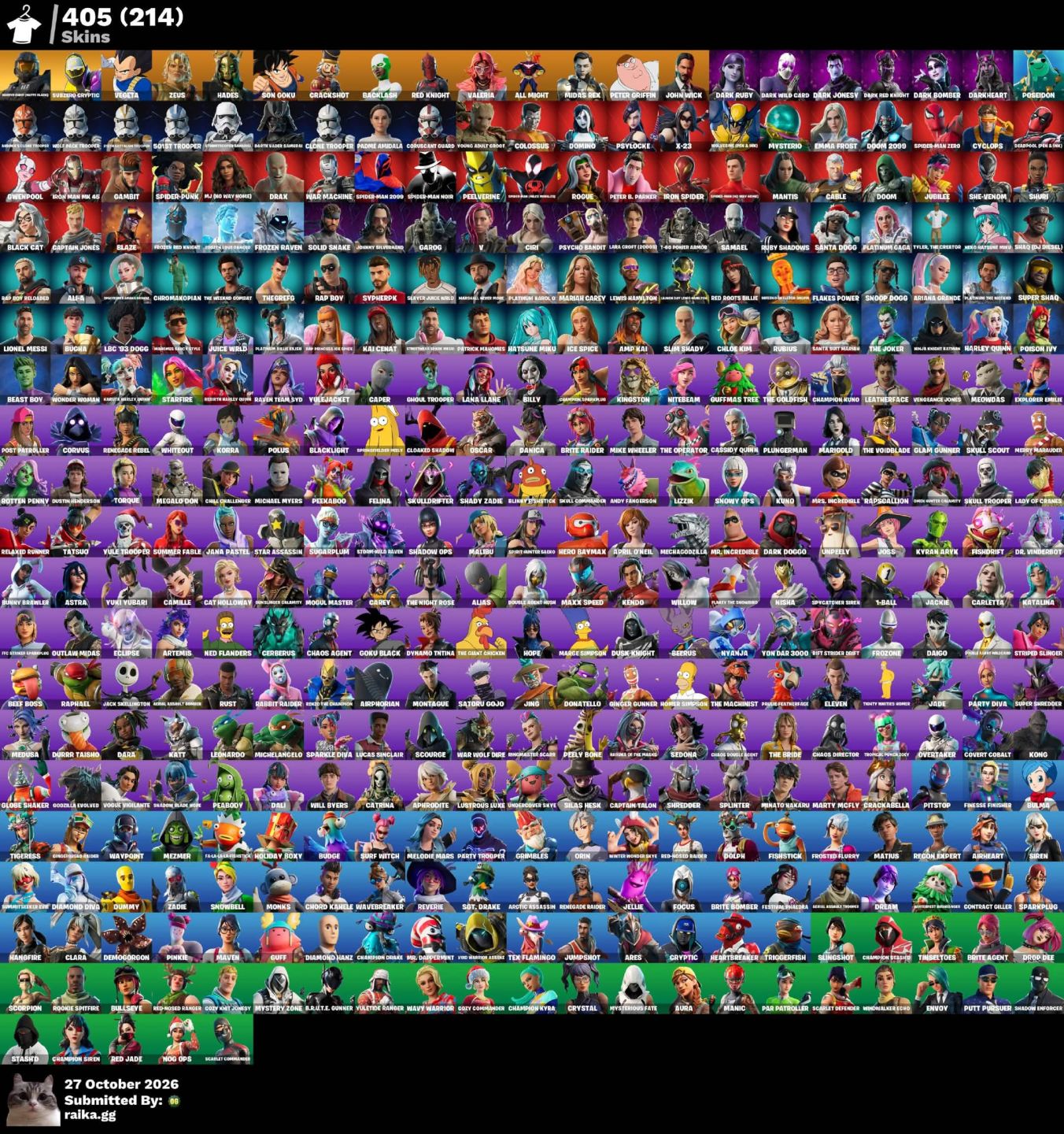 Conta fortnite +400 skins