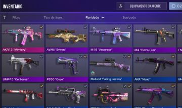 Conta Standoff 2, Patente Phoenix, Nível 42, K/D 1.55, +25 Skins