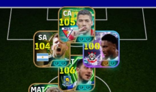 CONTA EFOOTBALL RARA! VITINHO BLITZ + AGUERO BLITZ + SUÁREZ BLITZ + HAZARD E+++!