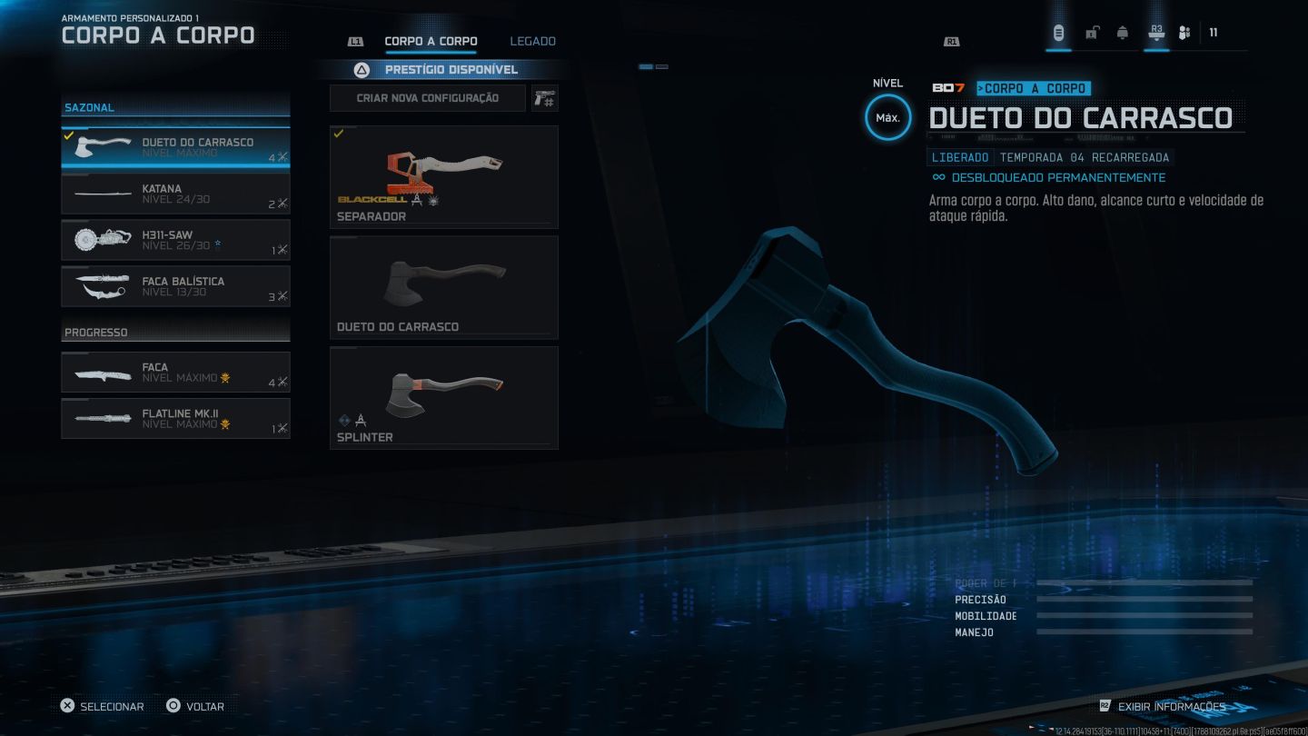 CONTA COM NUKE, IRIDESCENTE, 4 CAMU DE MAESTRIA E DIVERSOS OUTROS ITENS