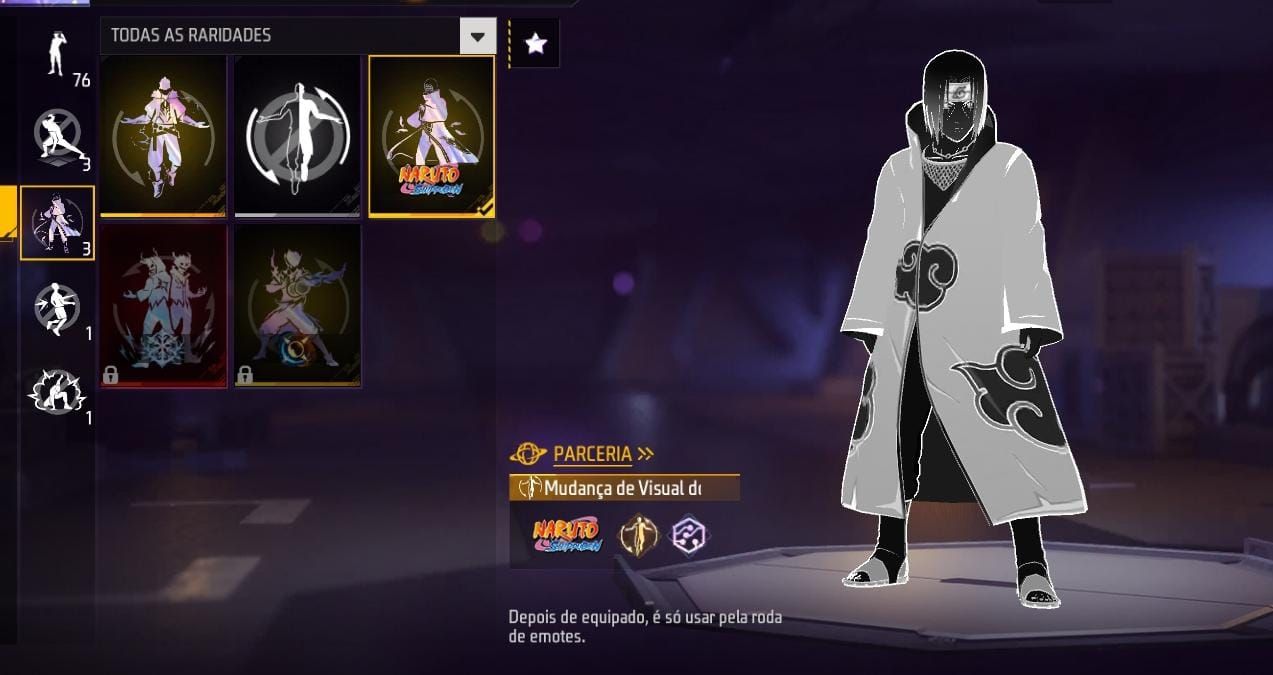 FREE FIRE | CONTA PREMIUM - NÍVEL 75 | RARA