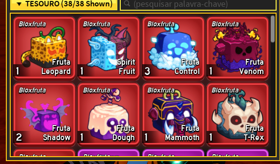 Conta 19 frutas permanentes kitsune,dragon Yoru v3, promoçao pra sair rapido.