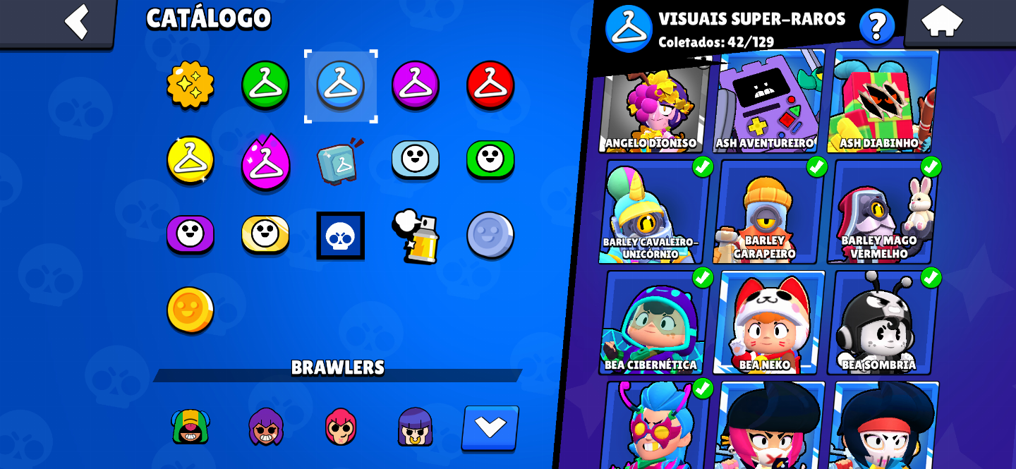 CONTA DE BRAWL STARS 53/103 BRAW (TODOS OS DADOS TROCAVEIS, ACEITO OFERTAS BOAS)