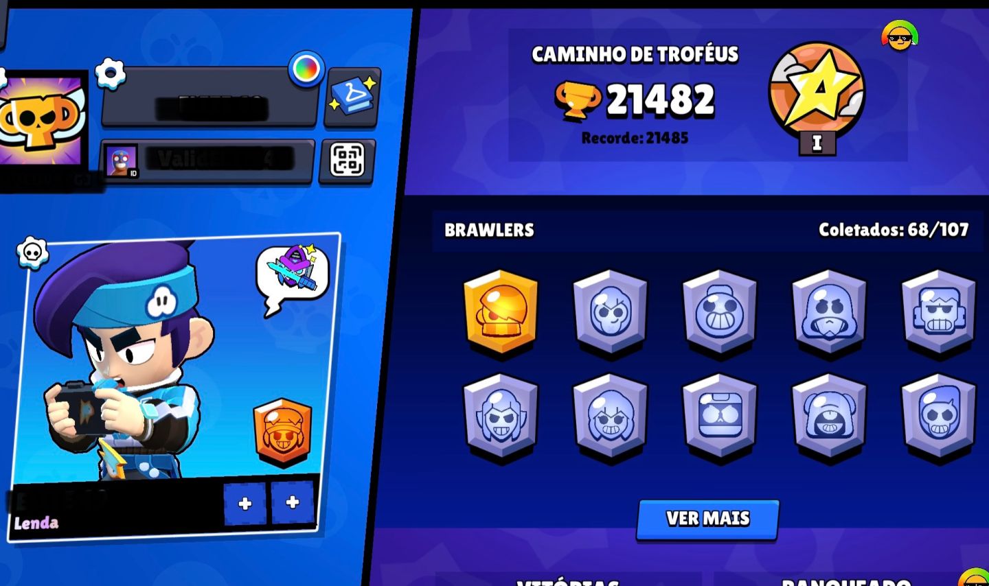 CONTA DE BRAWL COM FANG FÃ E 2 PRO PASS PREÇO JUSTO
