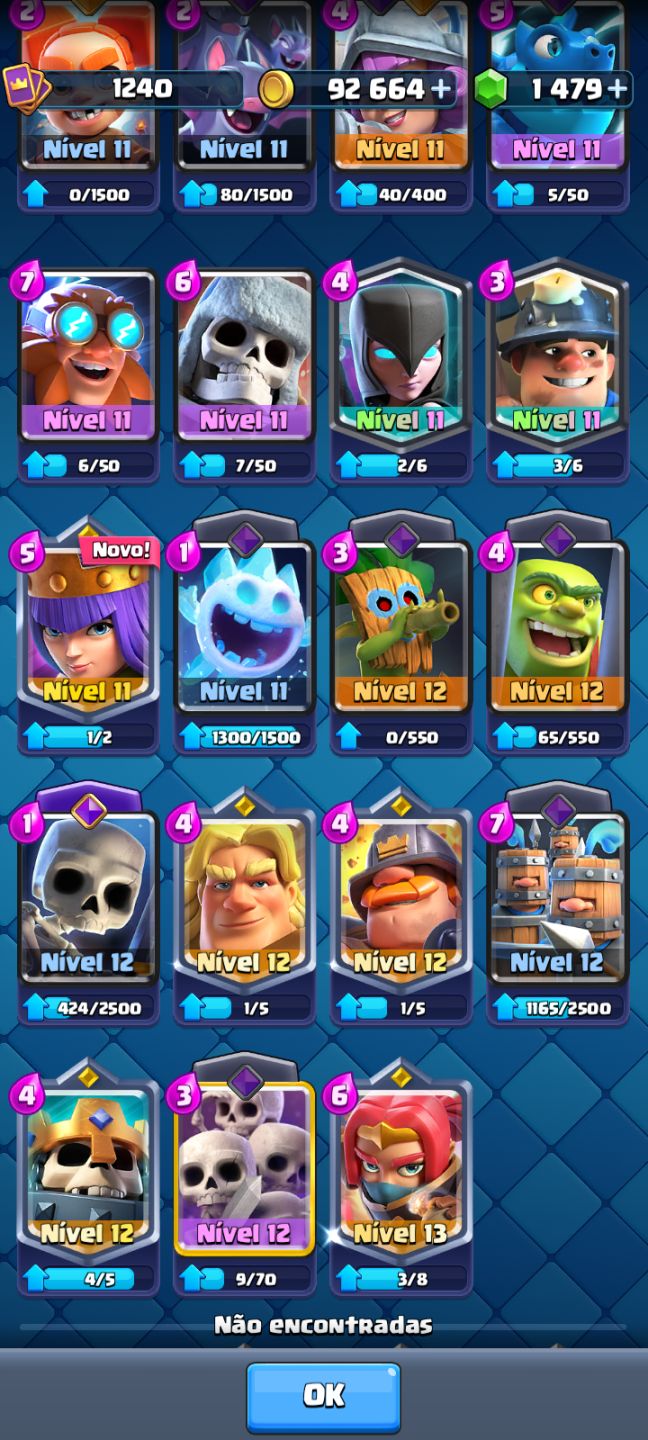 [MENOR PREÇO] Conta Clash Royale 6801 Trofeus + Descriçao