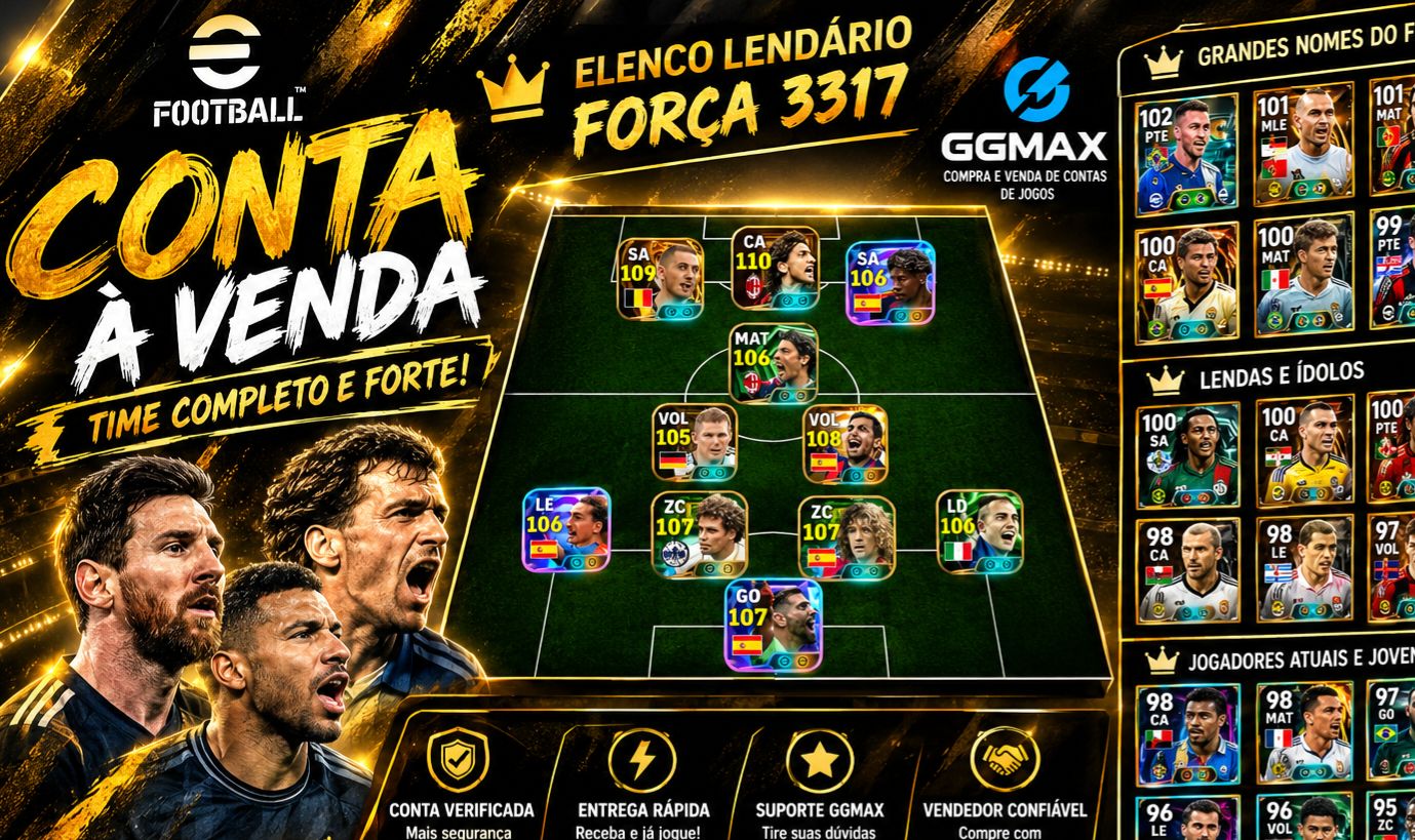 Conta braba de efootball