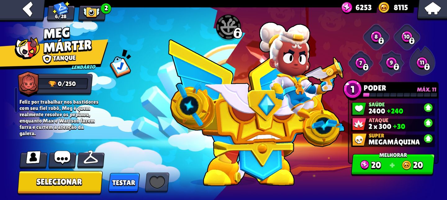 Conta completa de Brawl Stars