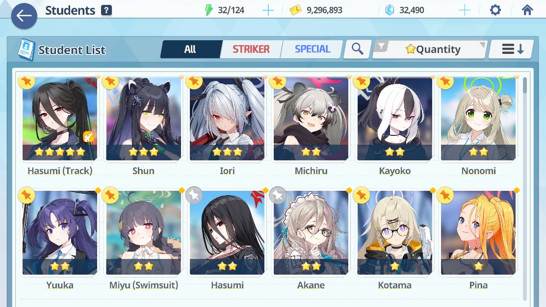 BLUE ARCHIVE GLOBAL | LV32 | 32K PYROXENES | SHUN + IORI | ENTREGA AUTOMATICA