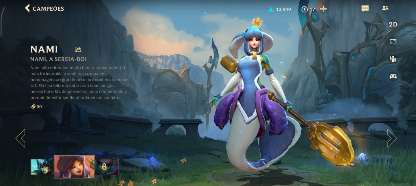 CONTA WILD RIFT (76 SKINS NO TOTAL)