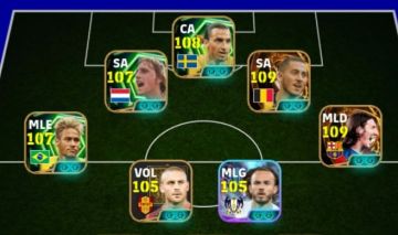 CONTA EFOOTBALL MOBILE META 3285 FORÇA, YAMAL E MESSI BIG TIME