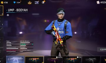PROMOÇÃO CONTA DE FREE FIRE LVL 15,+ UMP BOOYAH ATRIBUTADA + 114 DIAMANTES.