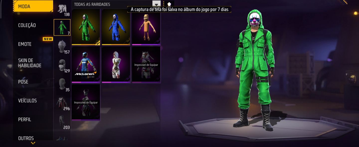 CONTA DE FREE FIRE MUITO BOA