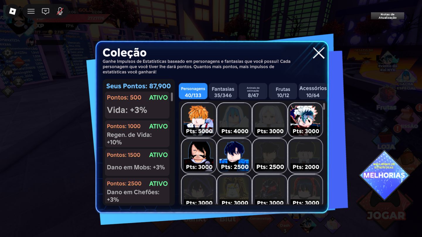 CONTA LV 177 | VIP | DROP EXTRA | ALMIGHT | KING NYX | WITCH AKARI