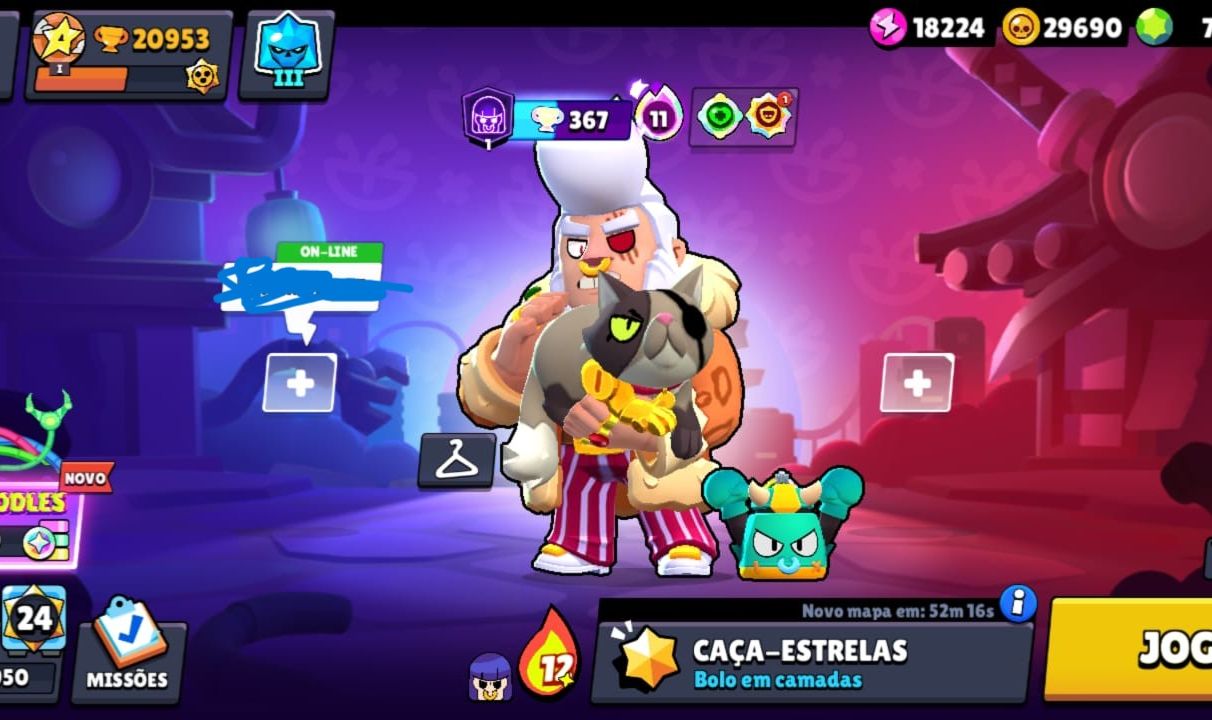Conta Brawl Stars 22.0K Troféus |55.000 moedas | 70 Brawlers | Muitos P11 |