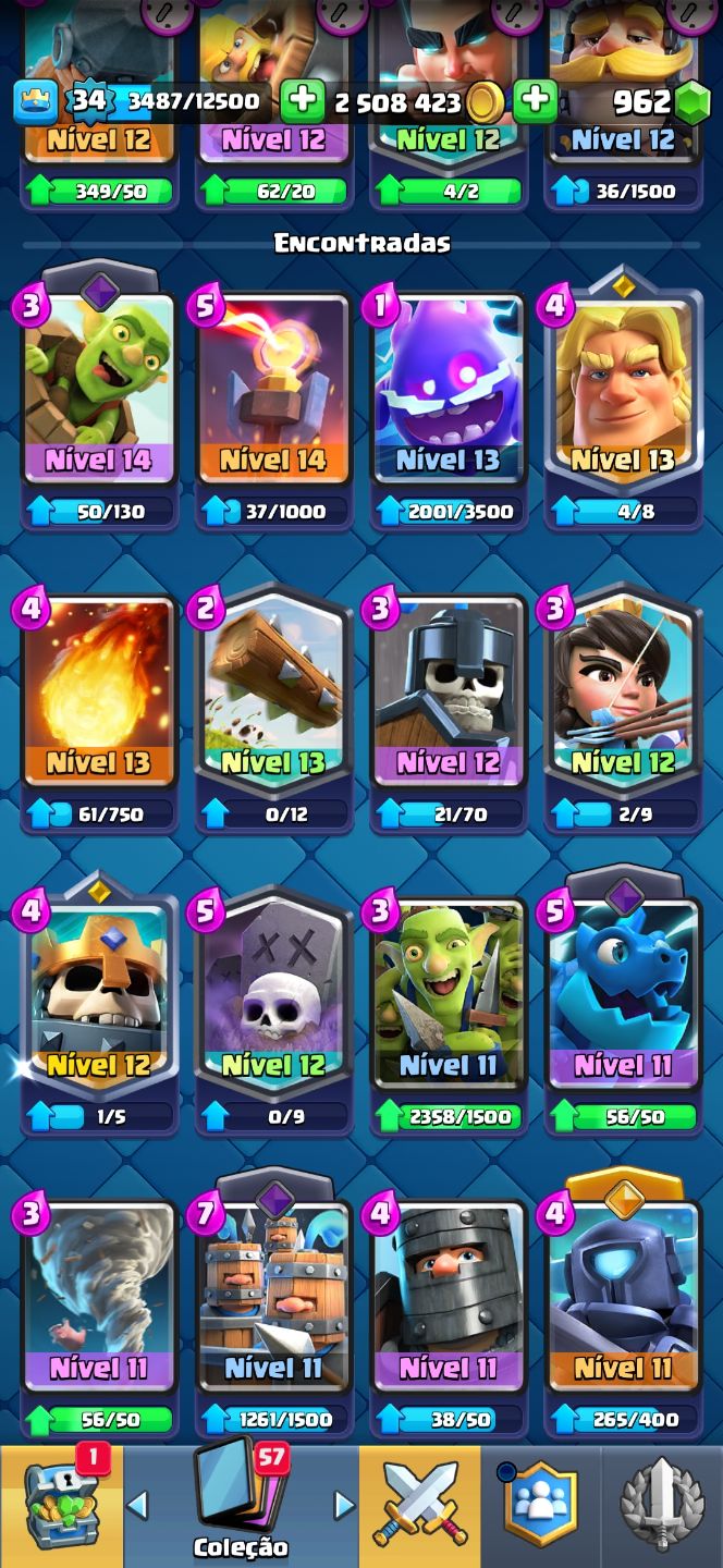 Conta Clash royale competitiva 8k+