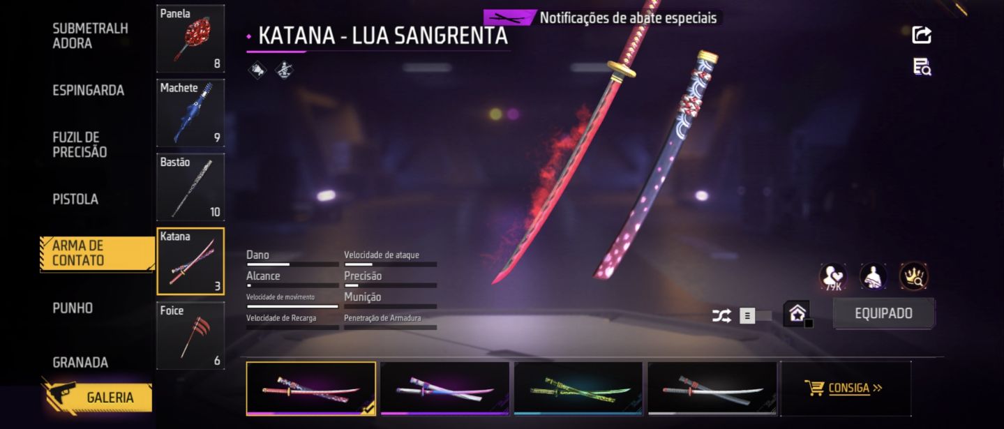 Conta Free Fire - Prime 6