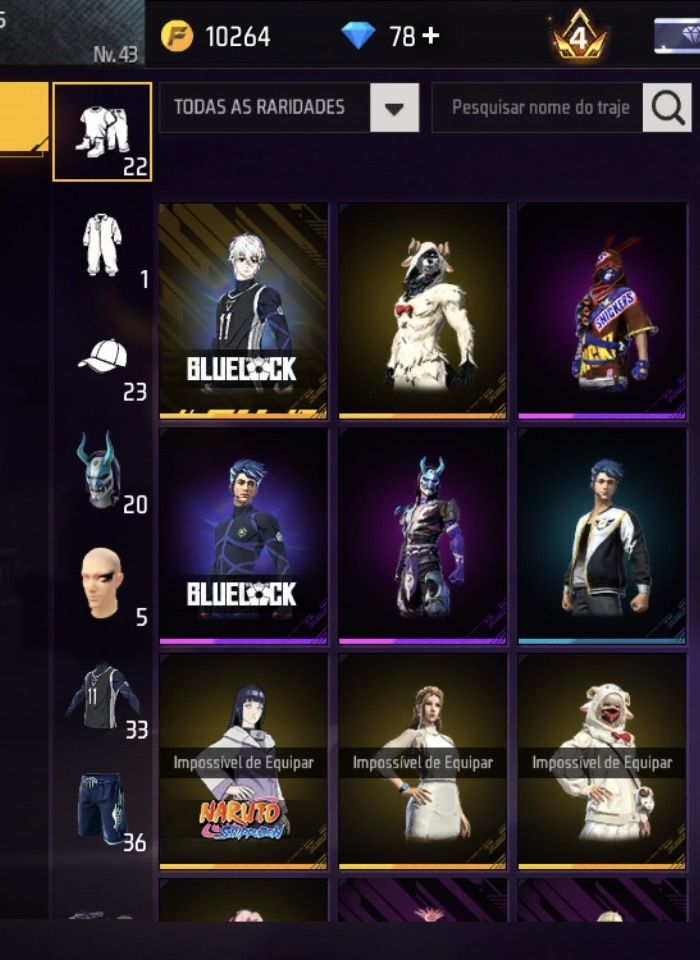 CONTA BÁSICA GEMADA - PRIME 4 LEVEL 43