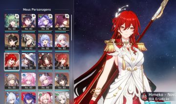 Conta HSR LV MAX | Endgame | Full Eventos | 28 Personagens E 12 LC Limitados