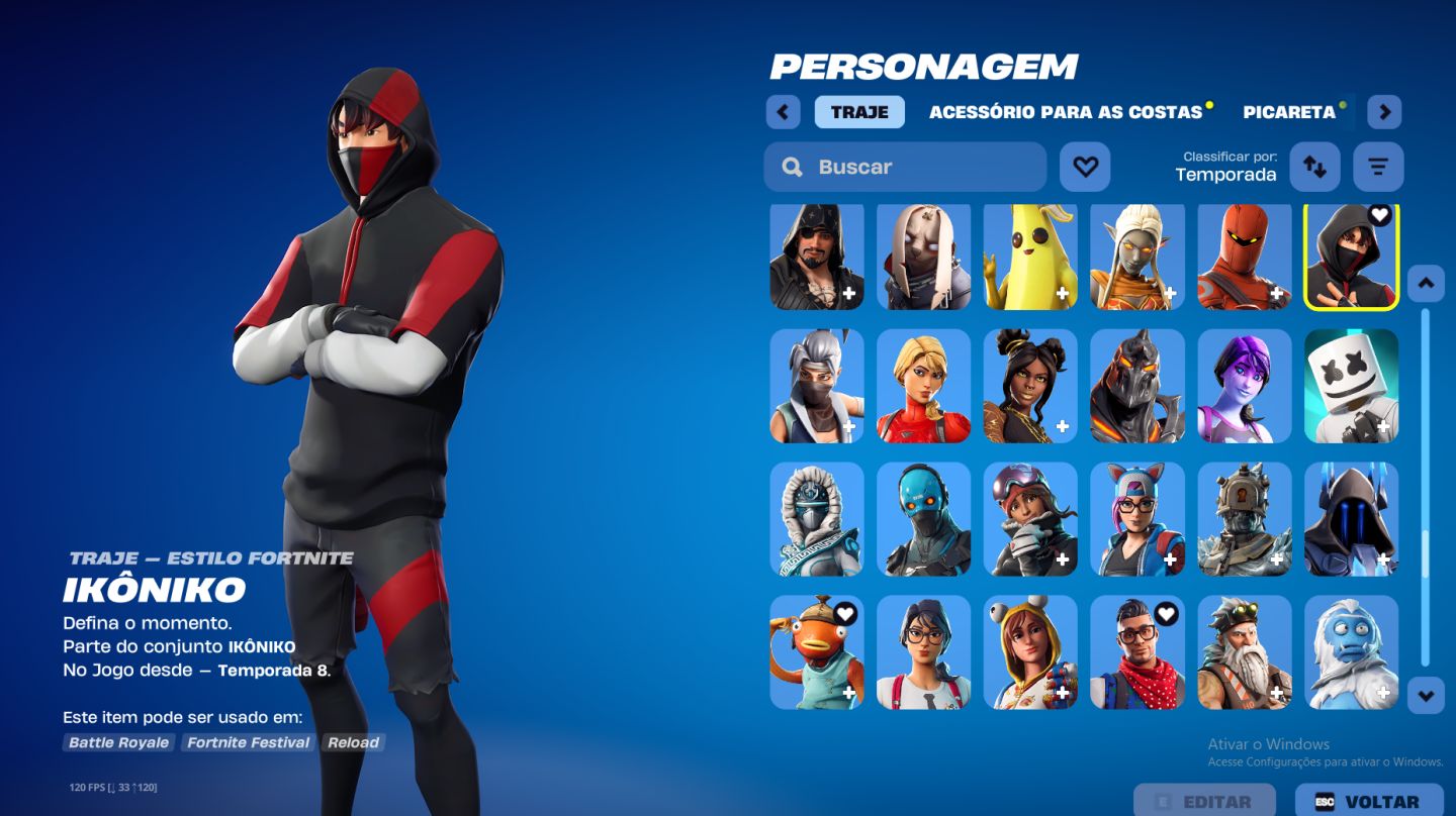 Conta Fortnite Rara