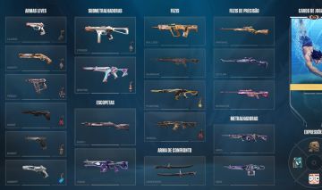CONTA VALORANT À VENDA - LVL 204 com várias skins