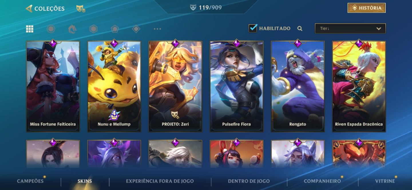 CONTA EX CHALLENGER WILD RIFT