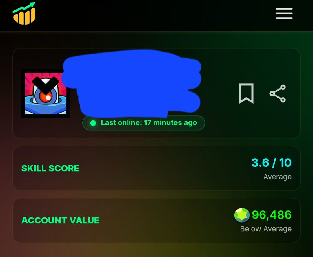 CONTA BRAWL STARS MUITO UPADA