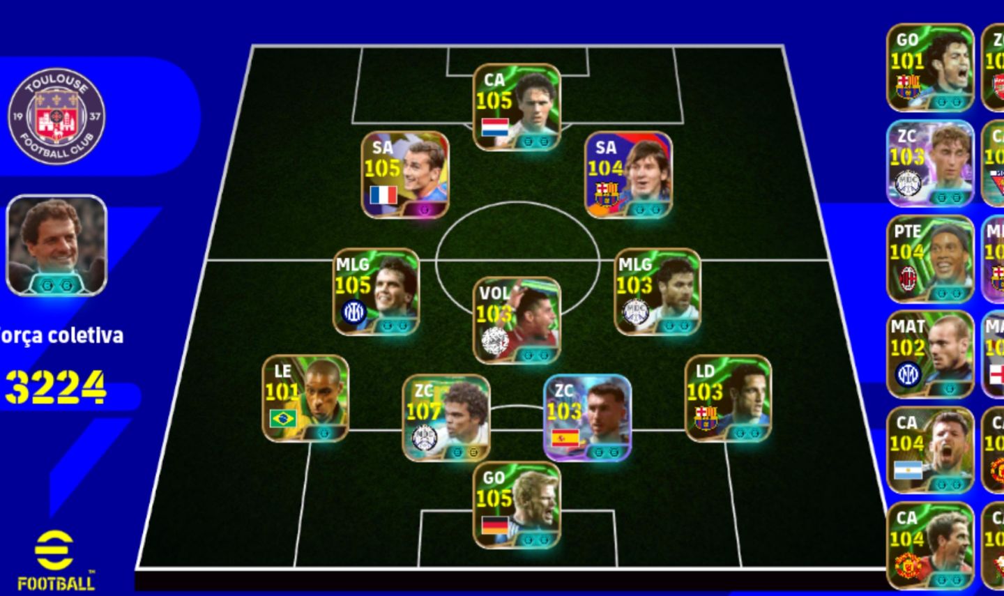 Conta de pes com muitos show times