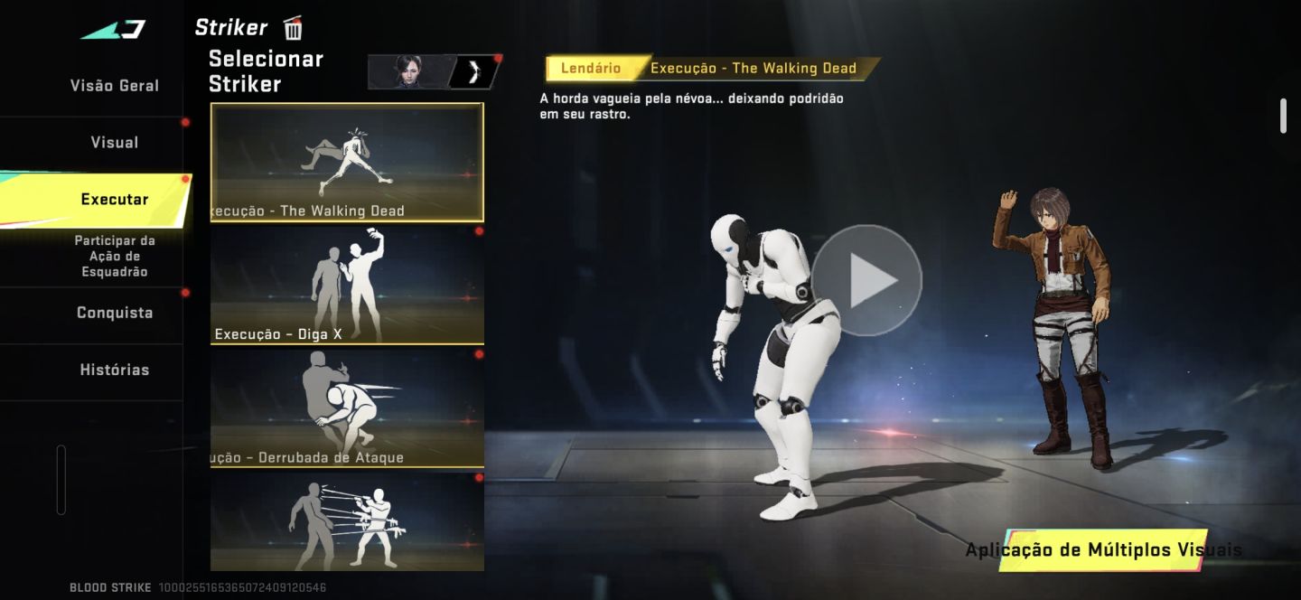 CONTA COM 3 SKINS ETERNAS E 2 DA PARCERIA DO ATACK ON TITAN